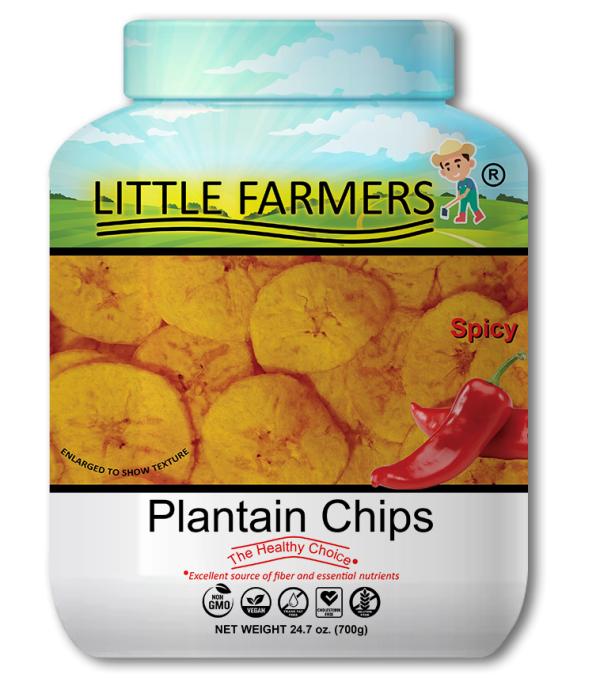 Plantains Chips Spicy Jar 700g  - 6 Pack