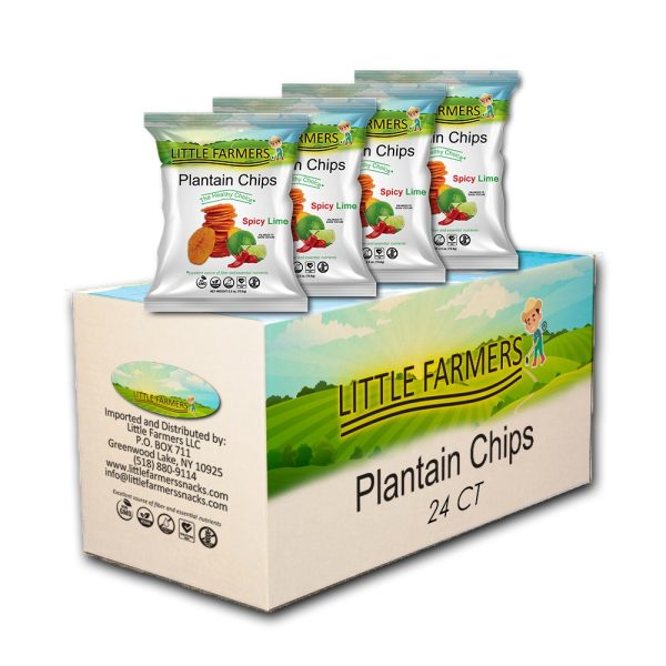 Plantains Chips Spicy Lime – 24-Pack (24 x 2.5 Oz)